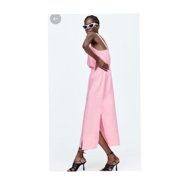 Zara midi dress with straps - Picture 4 of 6